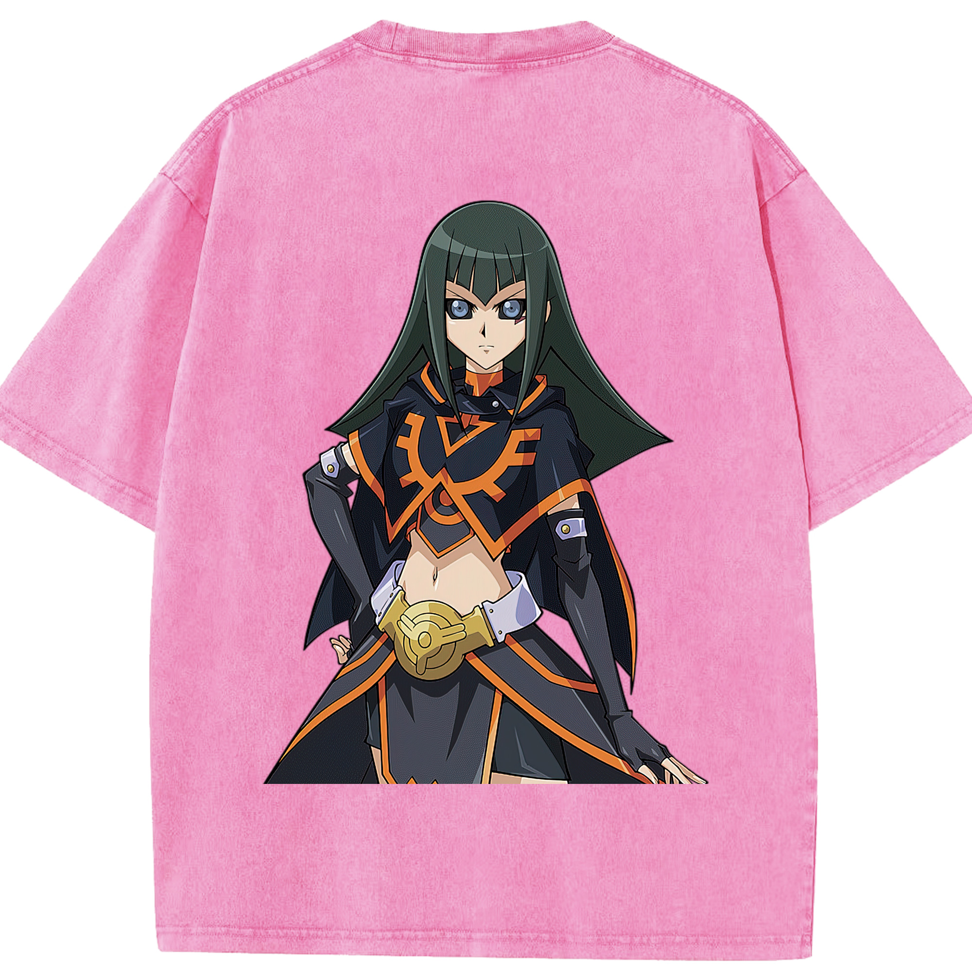 （画像用） 遊☆戯☆王 Yu-Gi-Oh! 綿100% ヴィンテージ風 半袖Tシャツ（背面プリント）